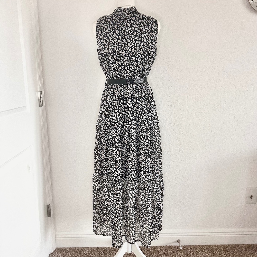 Beachsissi, Boho Sleeveless Chiffon Maxi Dress, Size M - Picture 5 of 14